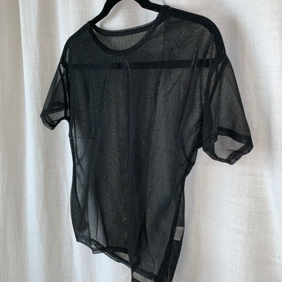 NEW! Transparent Crew Neck Tee! - Picture 2 of 2